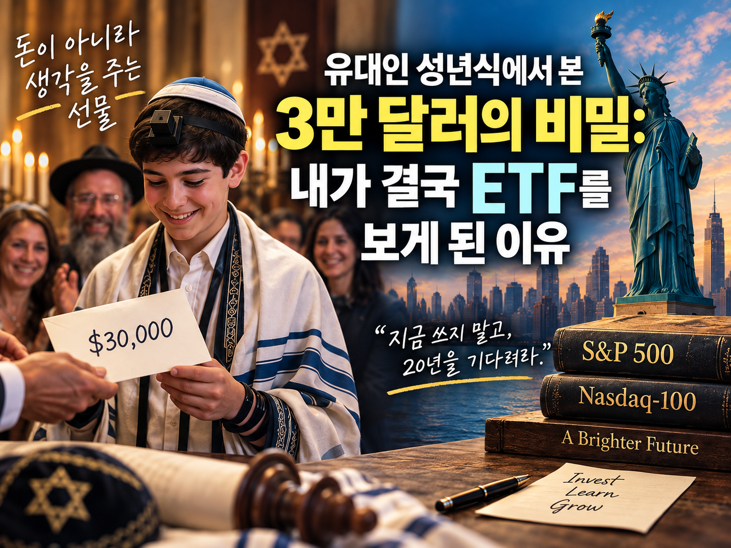 유대인 성년식에서 본 3만 달러의 비밀: 내가 결국 ETF를 보게 된 이유